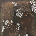 Antique Japanese Katagami Paper Kimono Stencil Katazome Chrysanthemum Kiku C915