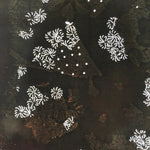 Antique Japanese Katagami Paper Kimono Stencil Katazome Chrysanthemum Kiku C915