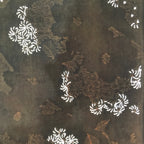 Antique Japanese Katagami Paper Kimono Stencil Katazome Chrysanthemum Kiku C915