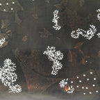 Antique Japanese Katagami Paper Kimono Stencil Katazome Chrysanthemum Kiku C915
