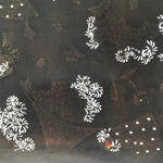 Antique Japanese Katagami Paper Kimono Stencil Katazome Chrysanthemum Kiku C915