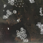 Antique Japanese Katagami Paper Kimono Stencil Katazome Chrysanthemum Kiku C915
