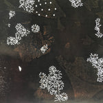 Antique Japanese Katagami Paper Kimono Stencil Katazome Chrysanthemum Kiku C915