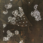 Antique Japanese Katagami Paper Kimono Stencil Katazome Chrysanthemum Kiku C915