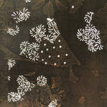 Antique Japanese Katagami Paper Kimono Stencil Katazome Chrysanthemum Kiku C915