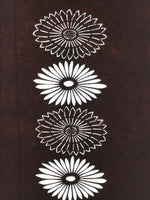 Antique Japanese Katagami Paper Kimono Stencil Katazome Chrysanthemums Kiku A804