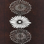 Antique Japanese Katagami Paper Kimono Stencil Katazome Chrysanthemums Kiku A804