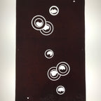 Antique Japanese Katagami Paper Kimono Stencil Katazome Circle Mon Pattern C934