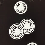 Antique Japanese Katagami Paper Kimono Stencil Katazome Circle Mon Pattern C935