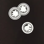 Antique Japanese Katagami Paper Kimono Stencil Katazome Circle Mon Pattern C935