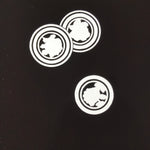 Antique Japanese Katagami Paper Kimono Stencil Katazome Circle Mon Pattern C935