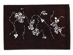 Antique Japanese Katagami Paper Kimono Stencil Katazome Clover Plant Design A877