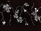 Antique Japanese Katagami Paper Kimono Stencil Katazome Clover Plant Design A877