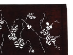 Antique Japanese Katagami Paper Kimono Stencil Katazome Clover Plant Design A877