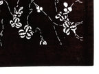 Antique Japanese Katagami Paper Kimono Stencil Katazome Clover Plant Design A877