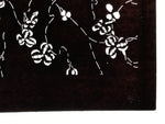Antique Japanese Katagami Paper Kimono Stencil Katazome Clover Plant Design A877