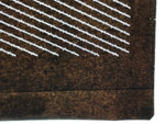 Antique Japanese Katagami Paper Kimono Stencil Katazome Diagonal Lines A876