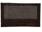Antique Japanese Katagami Paper Kimono Stencil Katazome Diagonal Lines A876