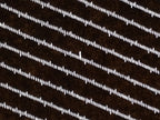 Antique Japanese Katagami Paper Kimono Stencil Katazome Diagonal Lines A876