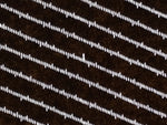 Antique Japanese Katagami Paper Kimono Stencil Katazome Diagonal Lines A876