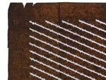 Antique Japanese Katagami Paper Kimono Stencil Katazome Diagonal Lines A876