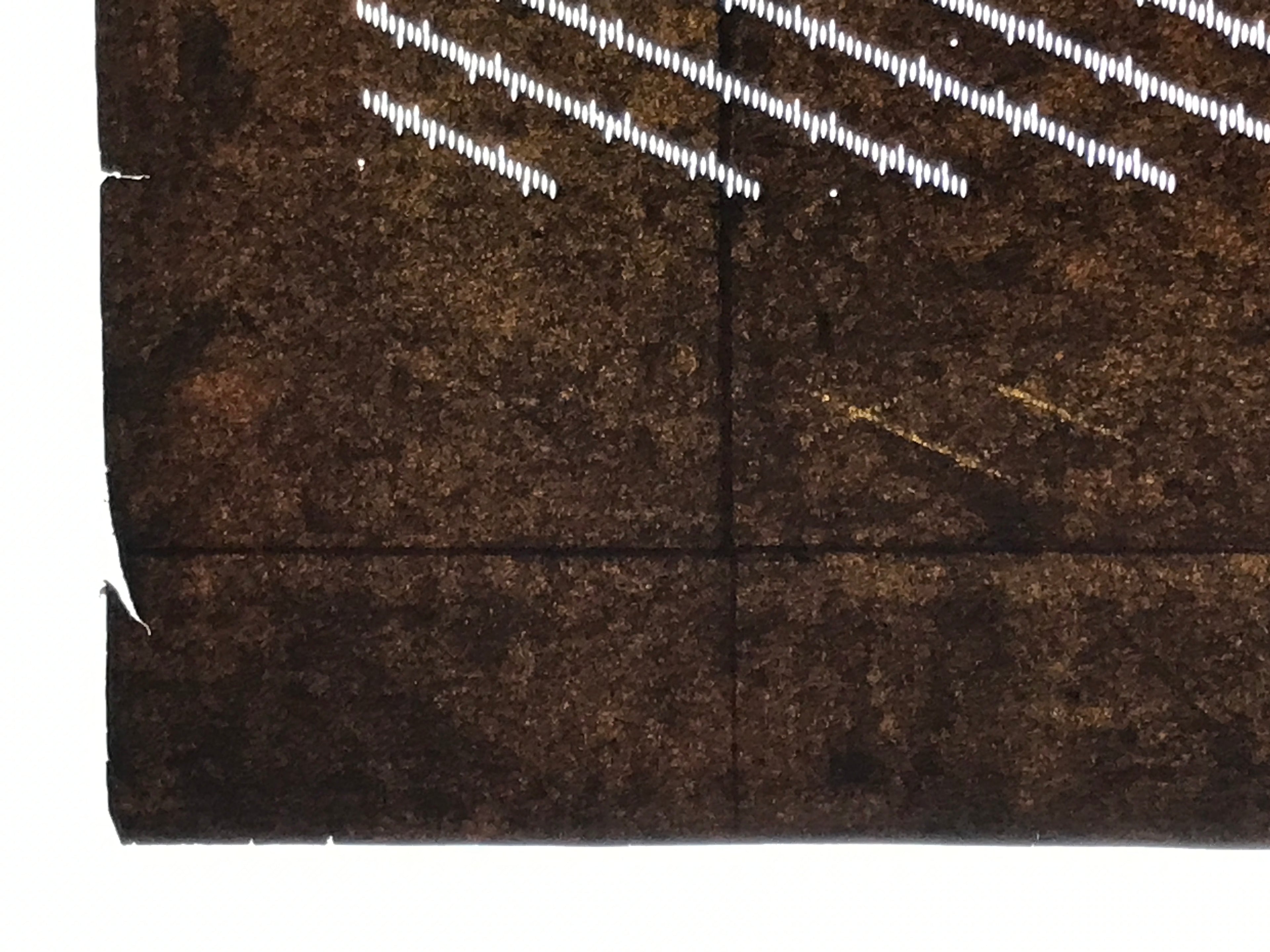 Antique Japanese Katagami Paper Kimono Stencil Katazome Diagonal Lines A876