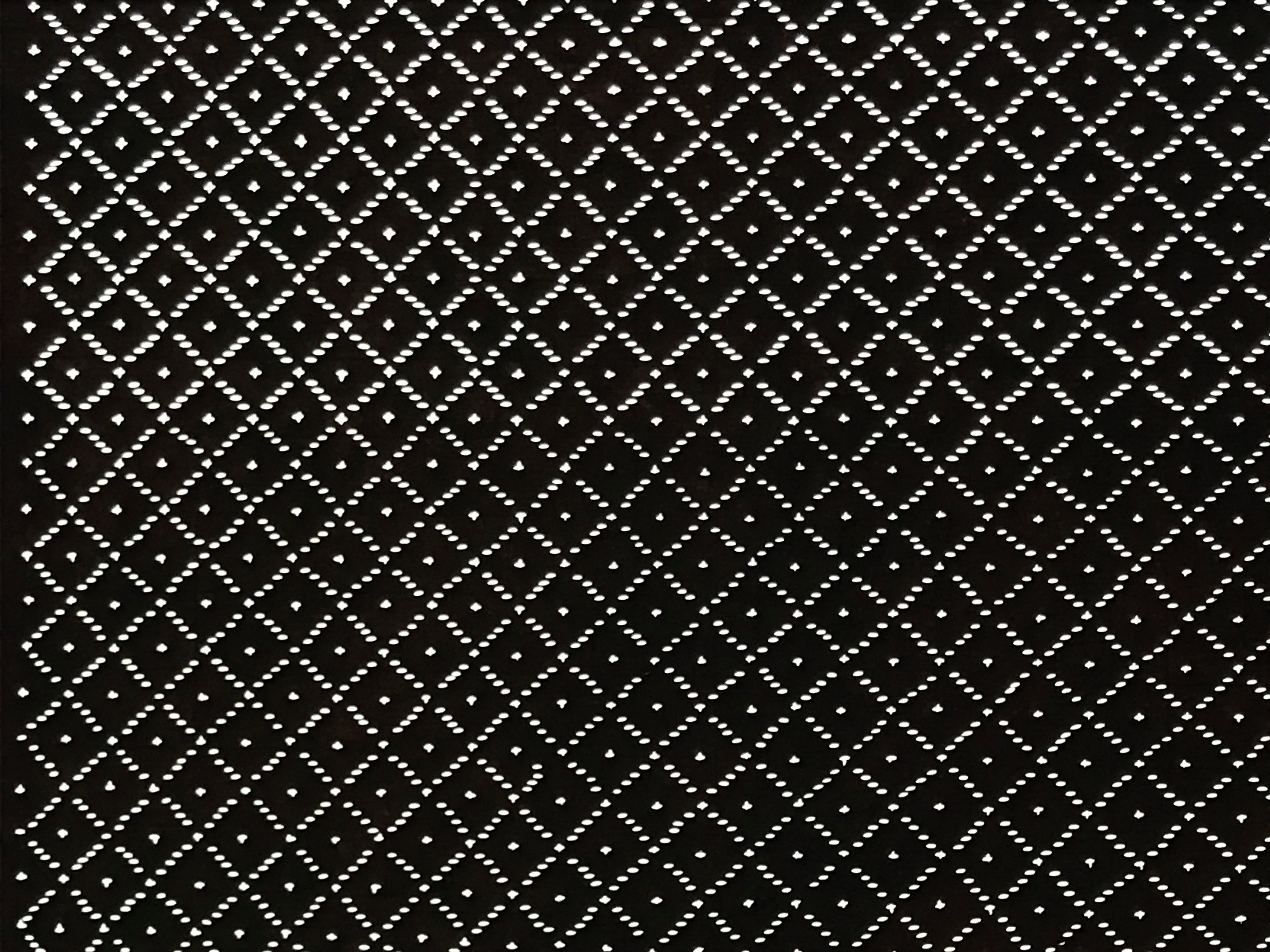 Antique Japanese Katagami Paper Kimono Stencil Katazome Diamond Pattern A838