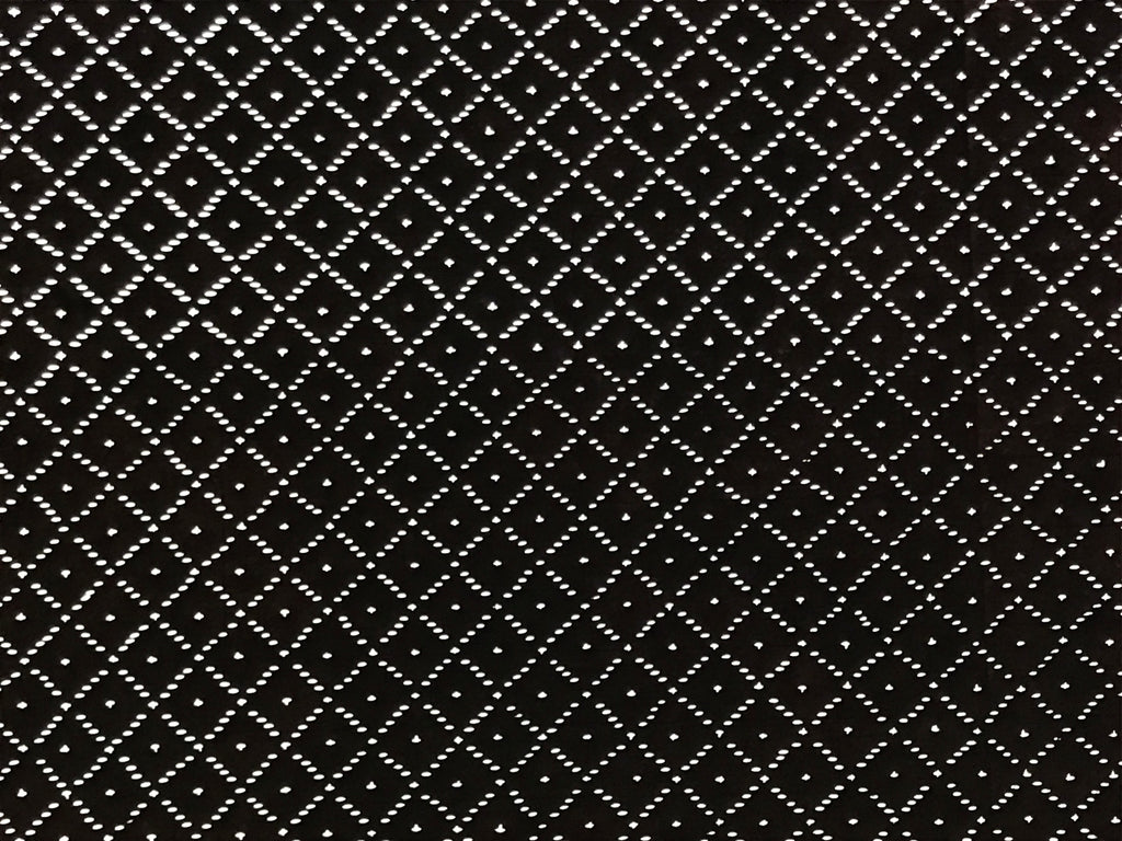 Antique Japanese Katagami Paper Kimono Stencil Katazome Diamond Pattern A838