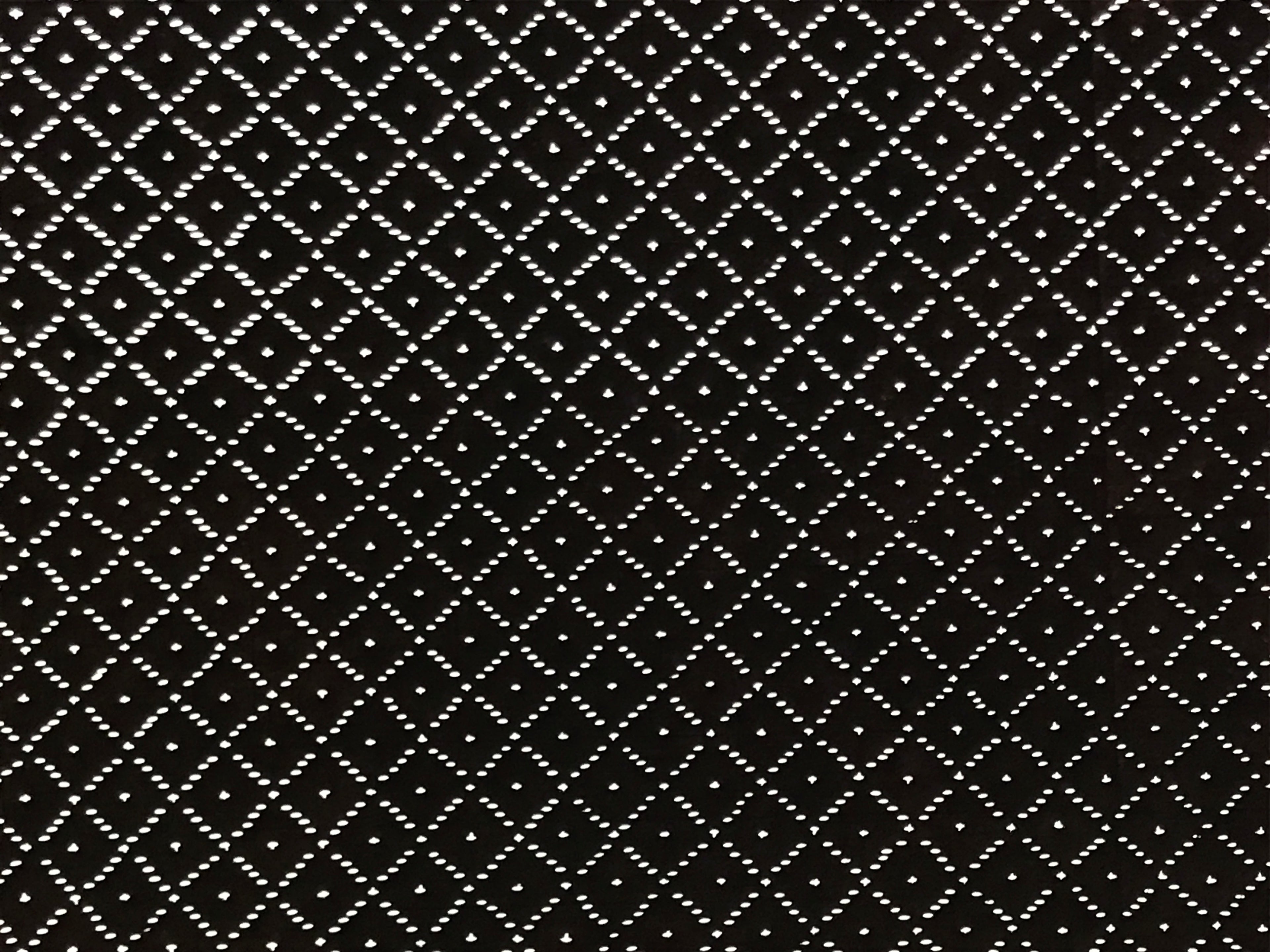 Antique Japanese Katagami Paper Kimono Stencil Katazome Diamond Pattern A838