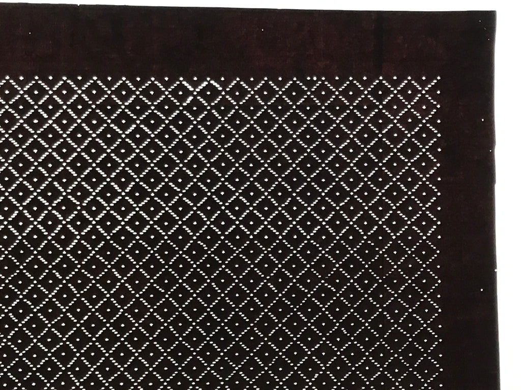 Antique Japanese Katagami Paper Kimono Stencil Katazome Diamond Pattern A838
