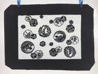 Antique Japanese Katagami Paper Kimono Stencil Katazome Family Crest Flower A660