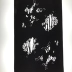 Antique Japanese Katagami Paper Kimono Stencil Katazome Floral Background C920