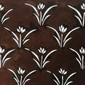 Antique Japanese Katagami Paper Kimono Stencil Katazome Floral Design A661