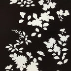 Antique Japanese Katagami Paper Kimono Stencil Katazome Floral Plant Design C932
