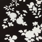 Antique Japanese Katagami Paper Kimono Stencil Katazome Floral Plant Design C932