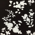 Antique Japanese Katagami Paper Kimono Stencil Katazome Floral Plant Design C932