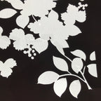 Antique Japanese Katagami Paper Kimono Stencil Katazome Floral Plant Design C933