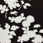 Antique Japanese Katagami Paper Kimono Stencil Katazome Floral Plant Design C933