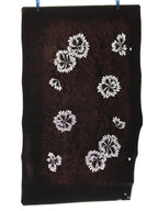 Antique Japanese Katagami Paper Kimono Stencil Katazome Flower Blooms C891
