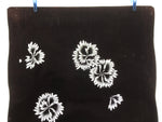 Antique Japanese Katagami Paper Kimono Stencil Katazome Flower Blooms C891