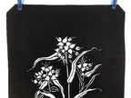 Antique Japanese Katagami Paper Kimono Stencil Katazome Flower Design A647