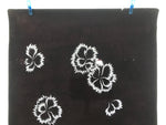 Antique Japanese Katagami Paper Kimono Stencil Katazome Flower Design C895