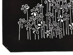 Antique Japanese Katagami Paper Kimono Stencil Katazome Flowers Design A805