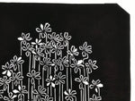 Antique Japanese Katagami Paper Kimono Stencil Katazome Flowers Design A805