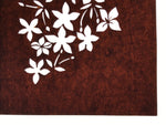 Antique Japanese Katagami Paper Kimono Stencil Katazome Flowers Design A886