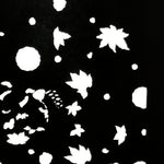 Antique Japanese Katagami Paper Kimono Stencil Katazome Flowers Design C910