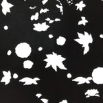 Antique Japanese Katagami Paper Kimono Stencil Katazome Flowers Design C910