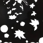Antique Japanese Katagami Paper Kimono Stencil Katazome Flowers Design C910