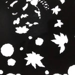 Antique Japanese Katagami Paper Kimono Stencil Katazome Flowers Design C910