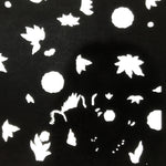 Antique Japanese Katagami Paper Kimono Stencil Katazome Flowers Design C911